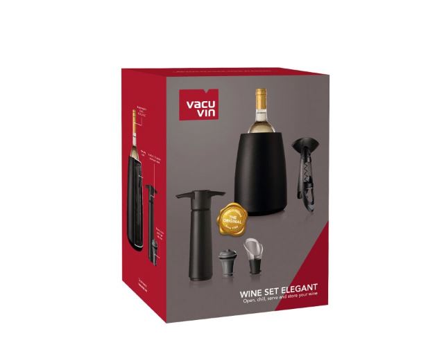 Coffret Cocktail VacuVin - 7 Pièces - Accessoires Pour Cocktails Et Bar - Inclus Shaker, Cuillère, Passoire, Etc.
